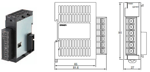 CJ1W-PA / PD 外形尺寸 10 CJ1W-PD022_Dim