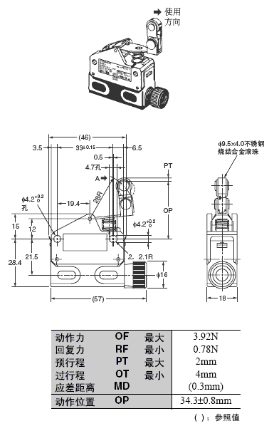 D4E-□N 外形尺寸 18 