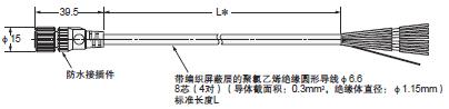 F3SJ系列 外形尺寸 65 F39-JD3A_Dim