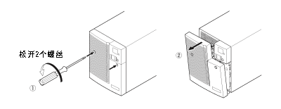 不间断电源（UPS）电池 BNB300S（BN100S/BN150S）更换步骤１图