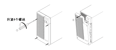 不间断电源（UPS）电池 BNB300S（BN220S/BN300S）更换步骤１图