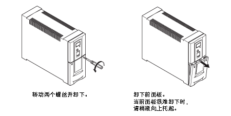 不间断电源（UPS）电池 BUB300R更换步骤１图